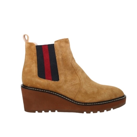 NIB - CECELIA NEW YORK - GEMMA SLIP ON LOW WEDGE BOOT NUTELLA | OFFERS WELCOME! - Picture 6 of 8